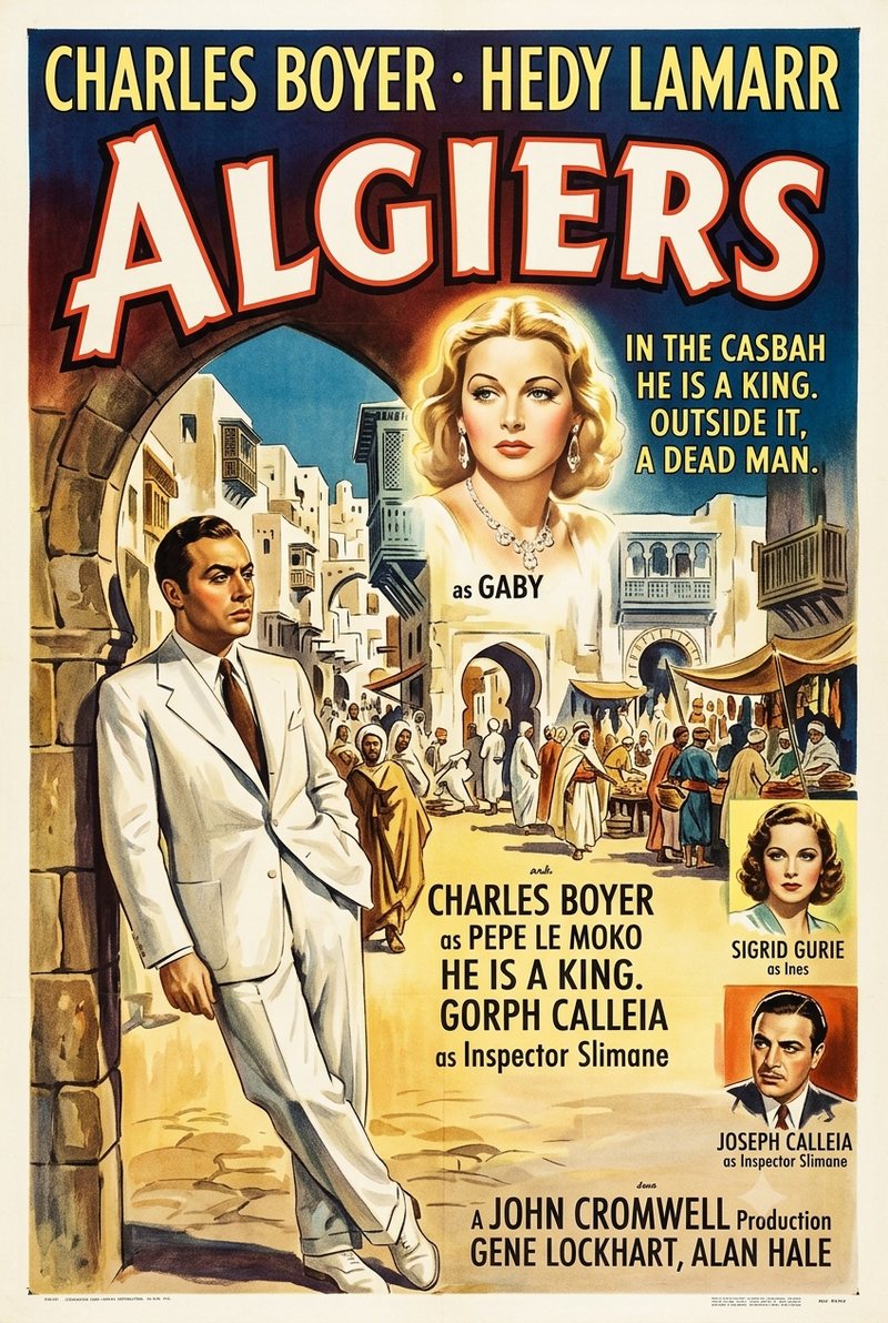 Algiers (1938) poster