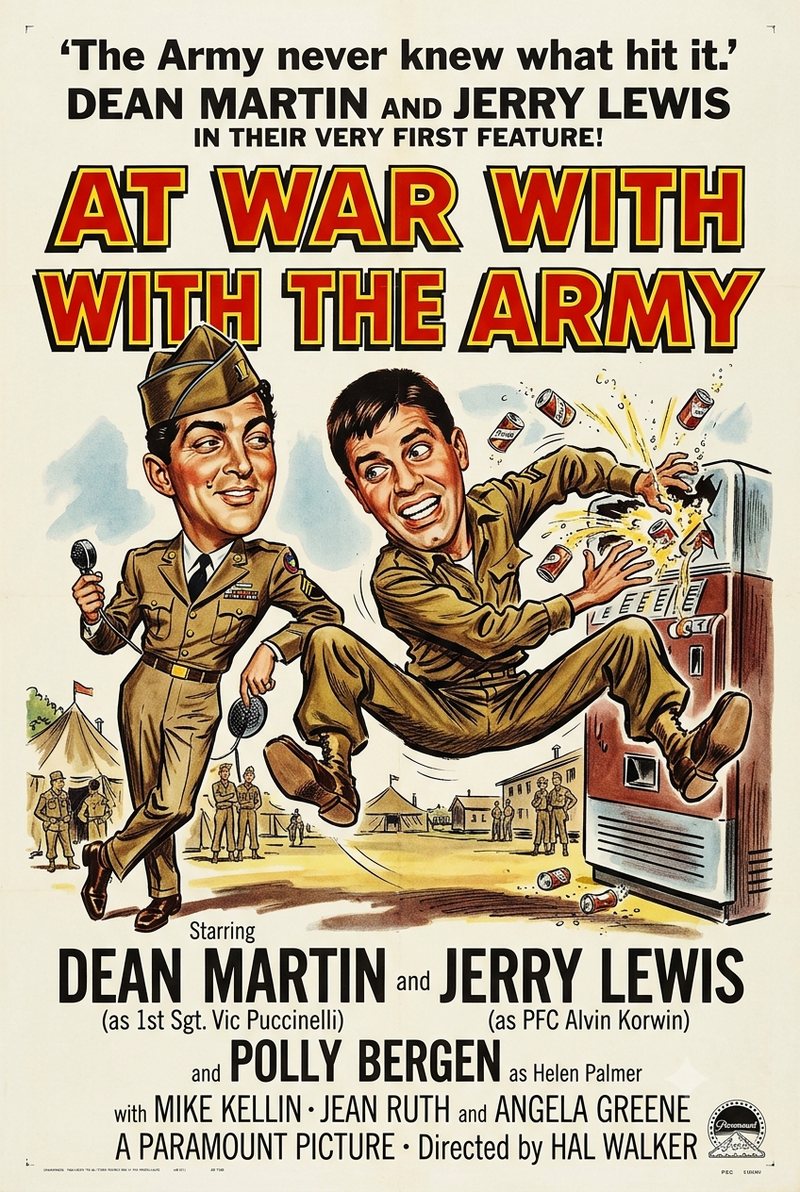 At War with the Army (1950) poster