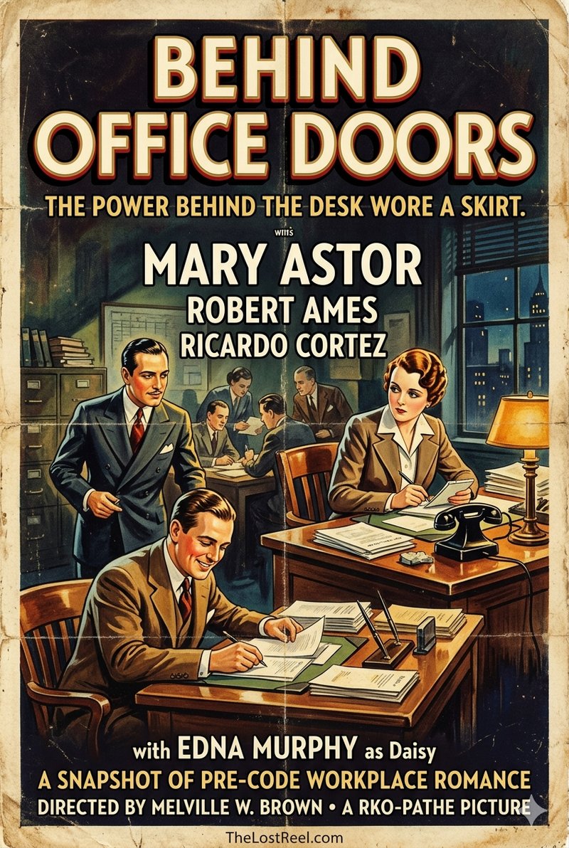 Behind Office Doors (1931) poster