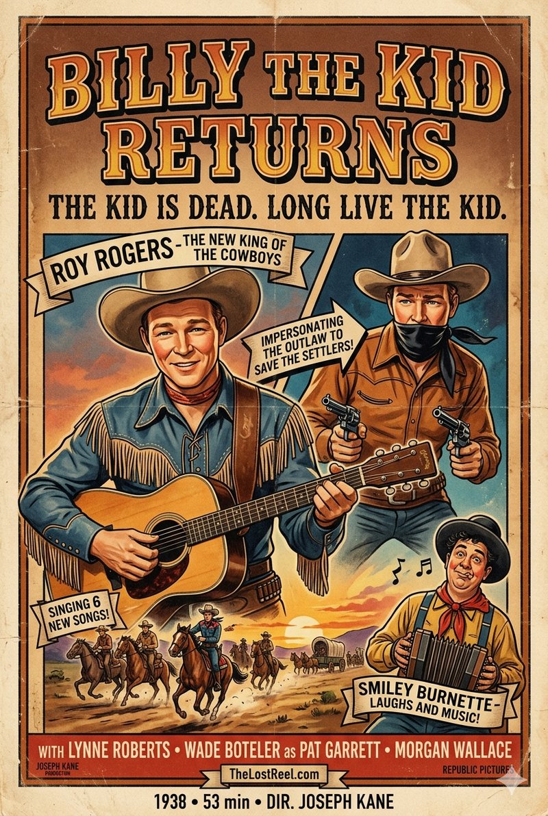 Billy the Kid Returns (1938) poster