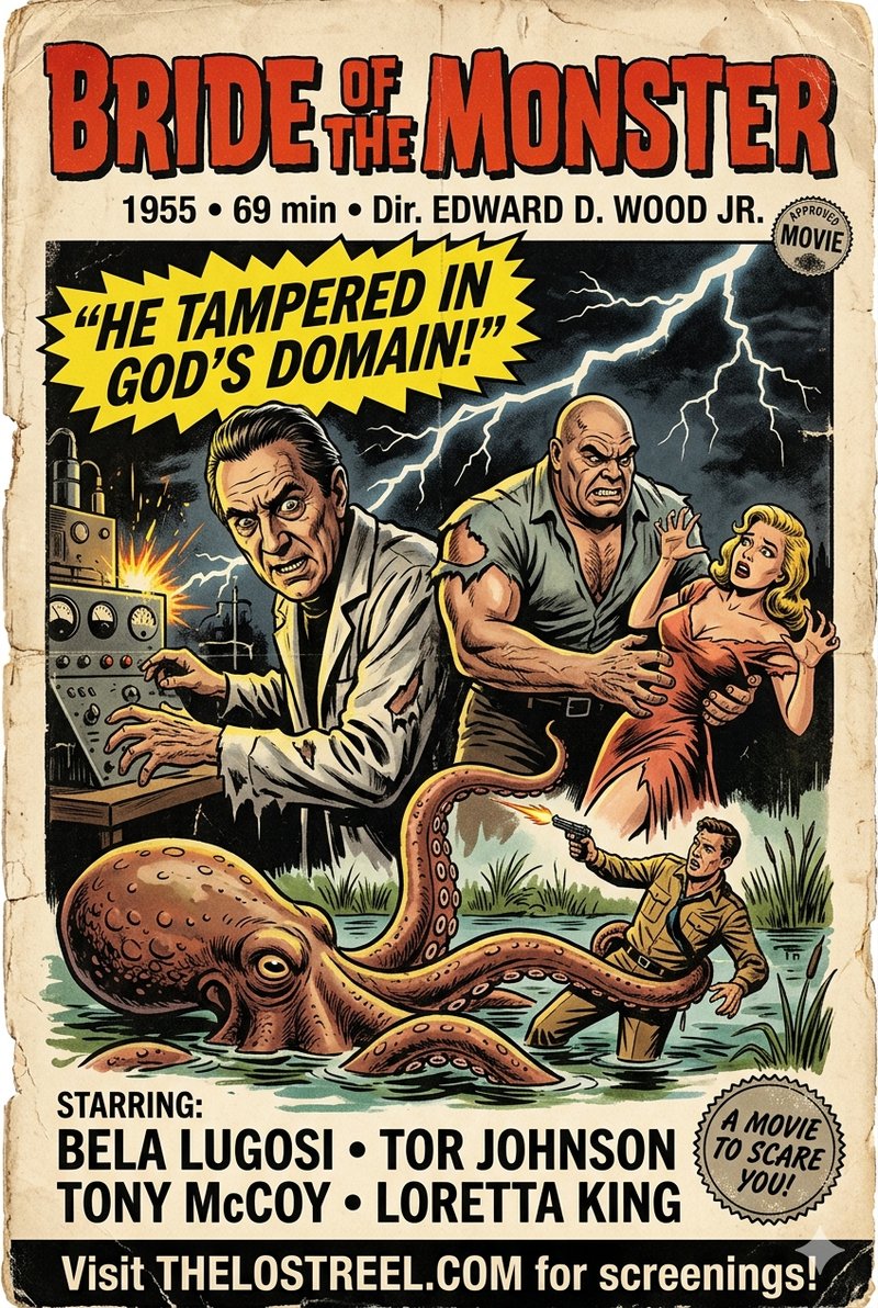 Bride of the Monster (1955) poster