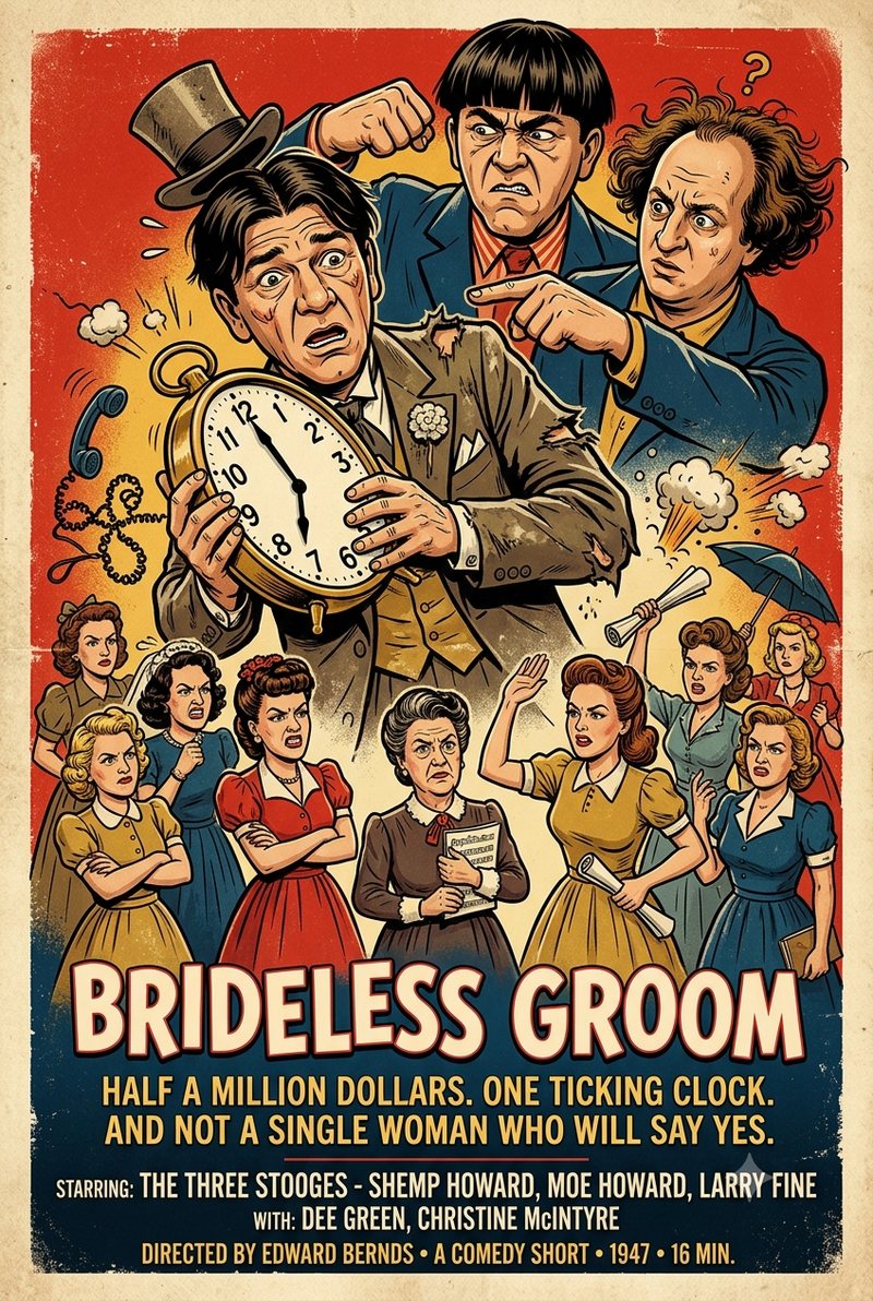 Brideless Groom (1947) poster