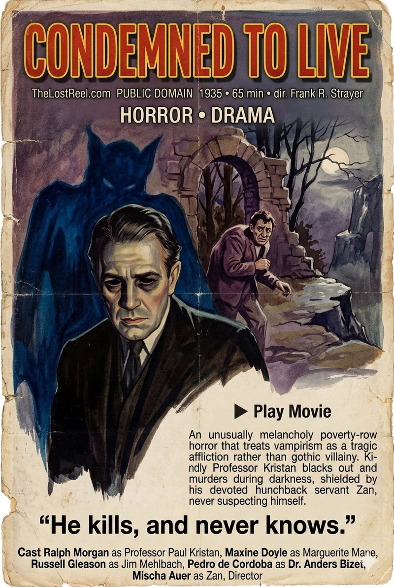 Condemned to Live (1935) poster