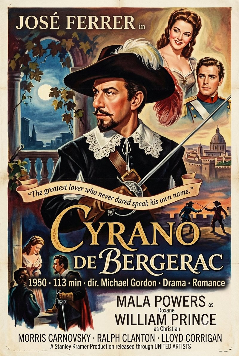 Cyrano de Bergerac (1950) poster