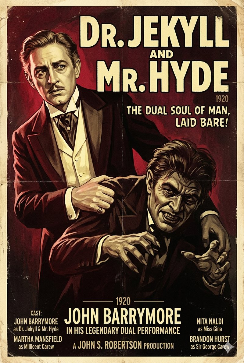 Dr. Jekyll and Mr. Hyde (1920) poster
