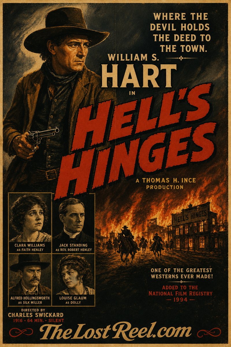 Hell's Hinges (1916) poster