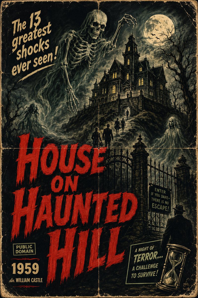 House on Haunted Hill (1959) poster