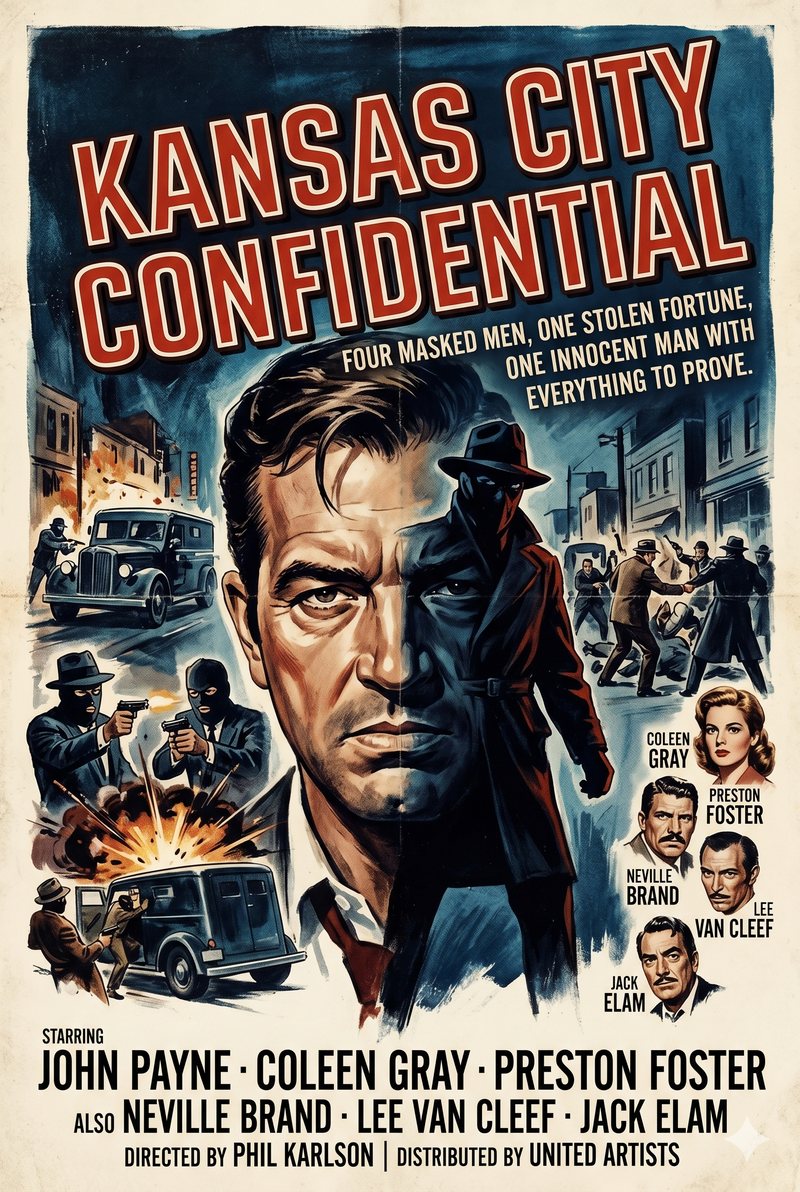 Kansas City Confidential (1952) poster