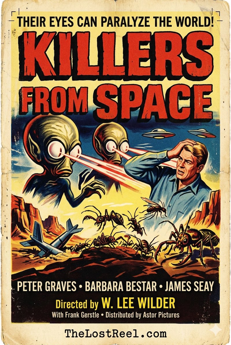 Killers from Space (1954) poster