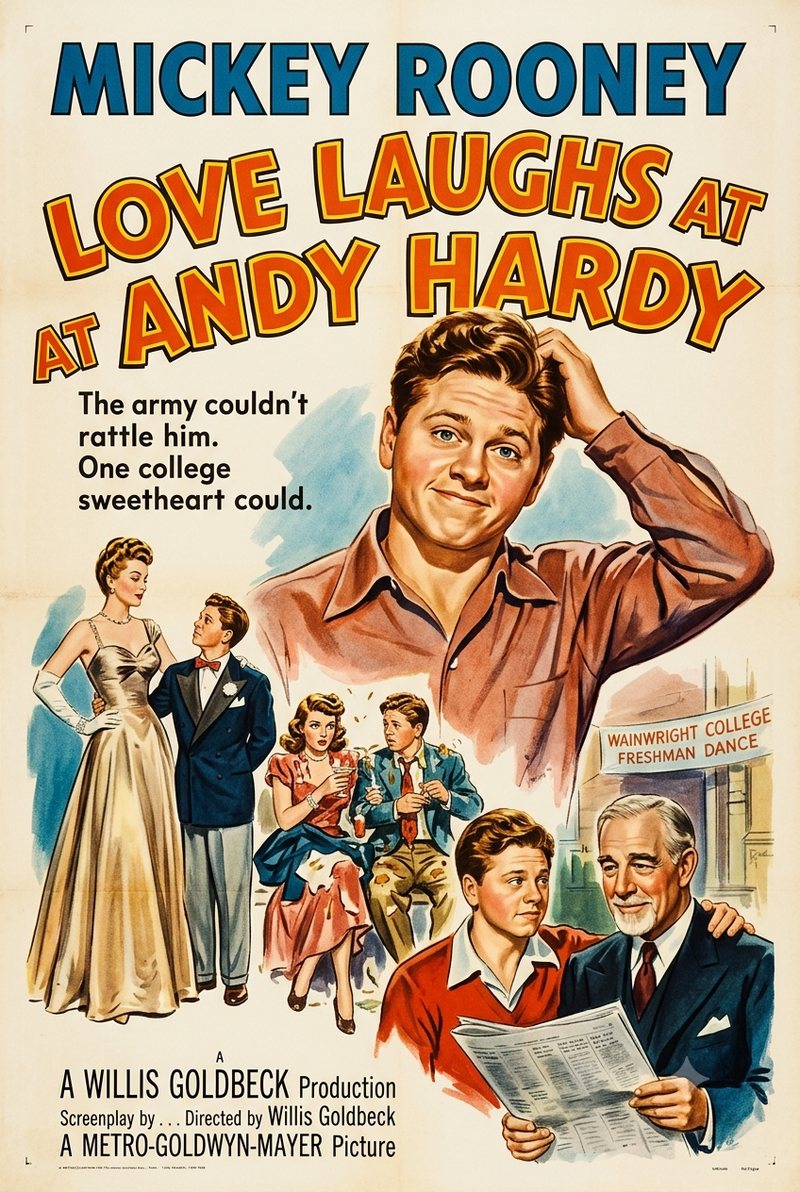 Love Laughs at Andy Hardy (1946) poster