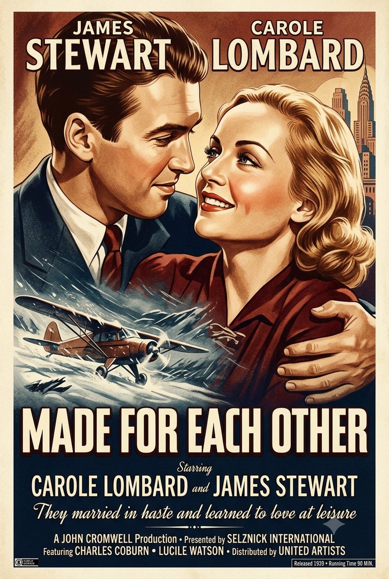 Made for Each Other (1939) poster