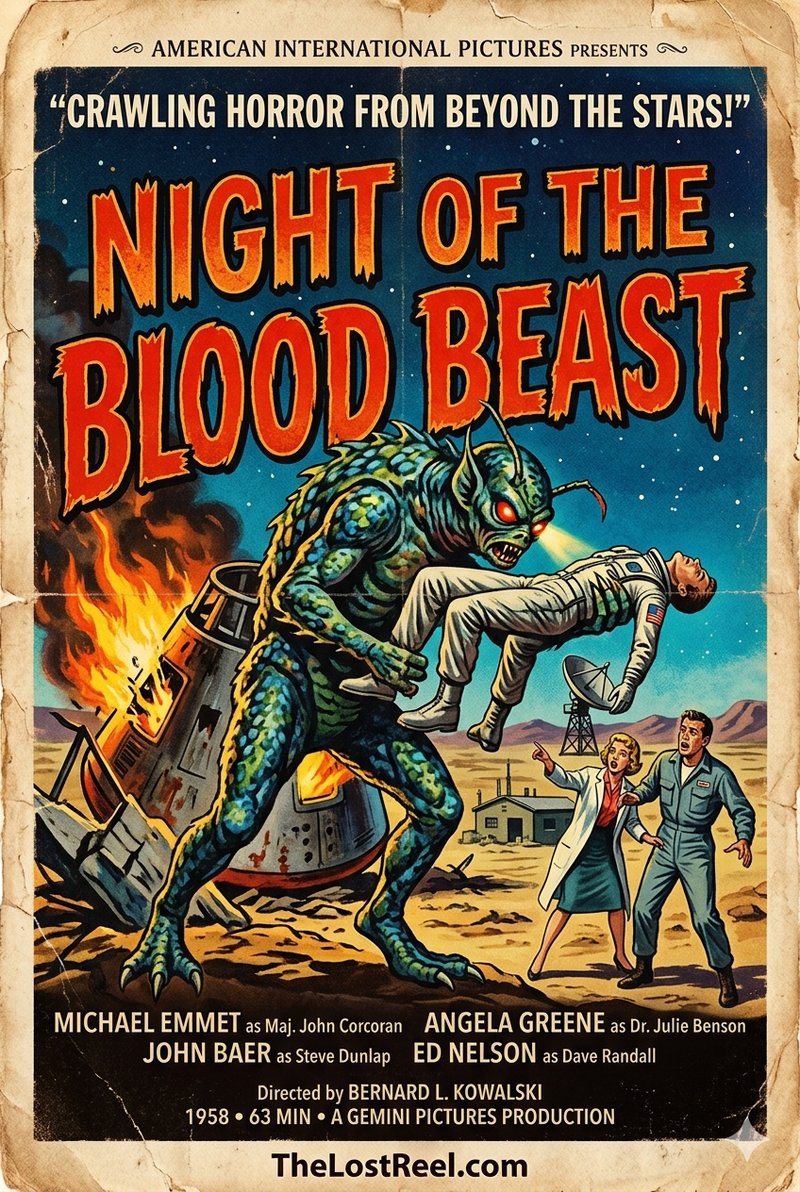 Night of the Blood Beast (1958) poster