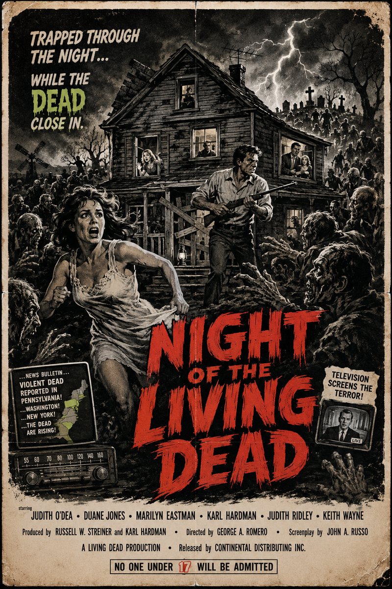 Night of the Living Dead (1968) poster