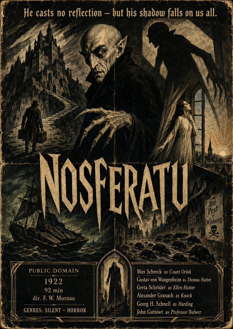 Nosferatu (1922) poster