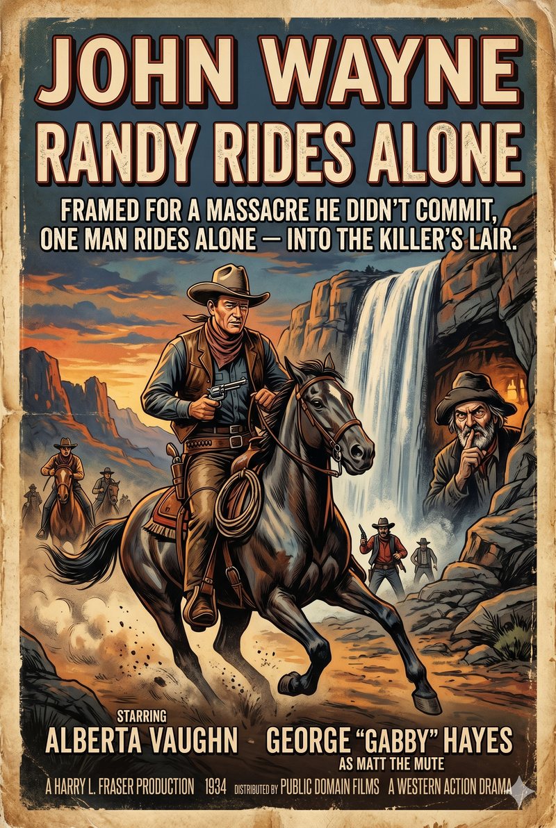 Randy Rides Alone (1934) poster