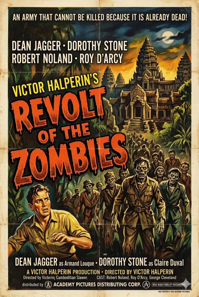 Revolt of the Zombies (1936) poster