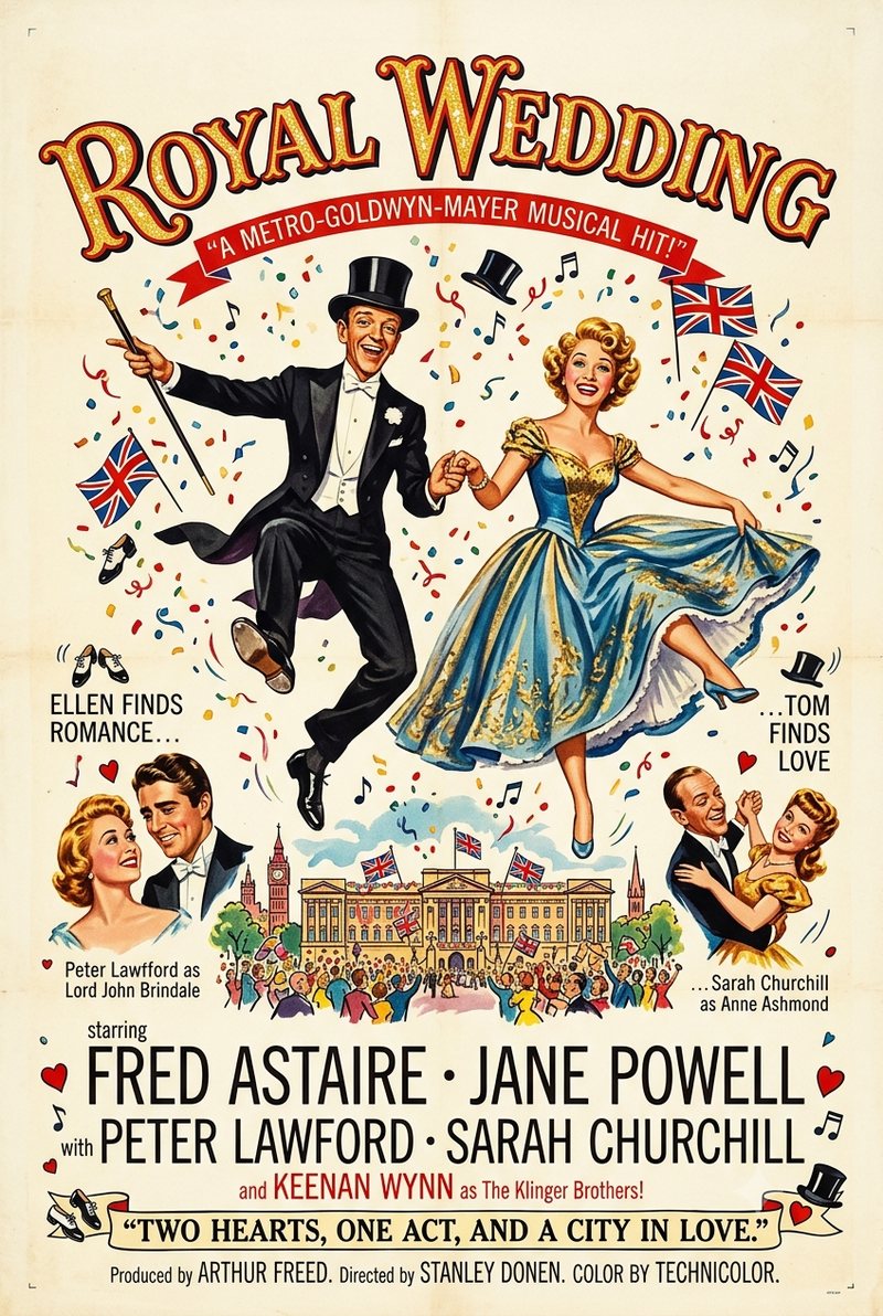 Royal Wedding (1951) poster