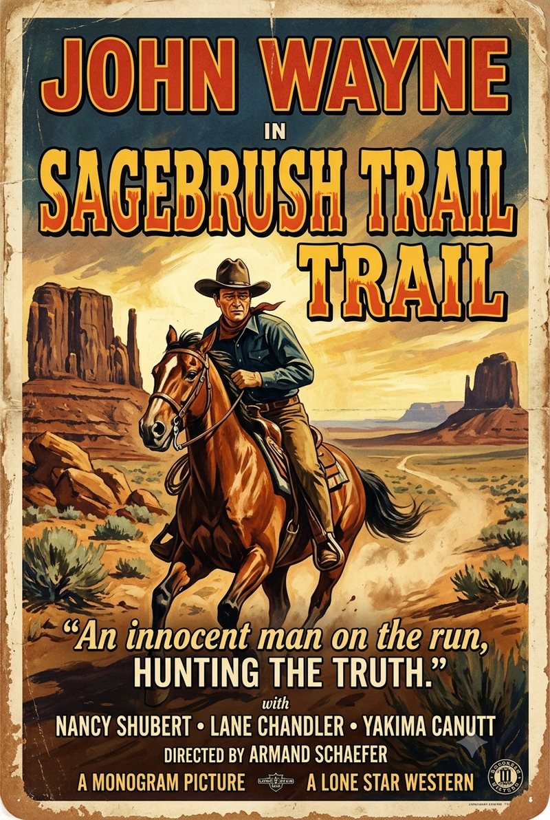 Sagebrush Trail (1933) poster