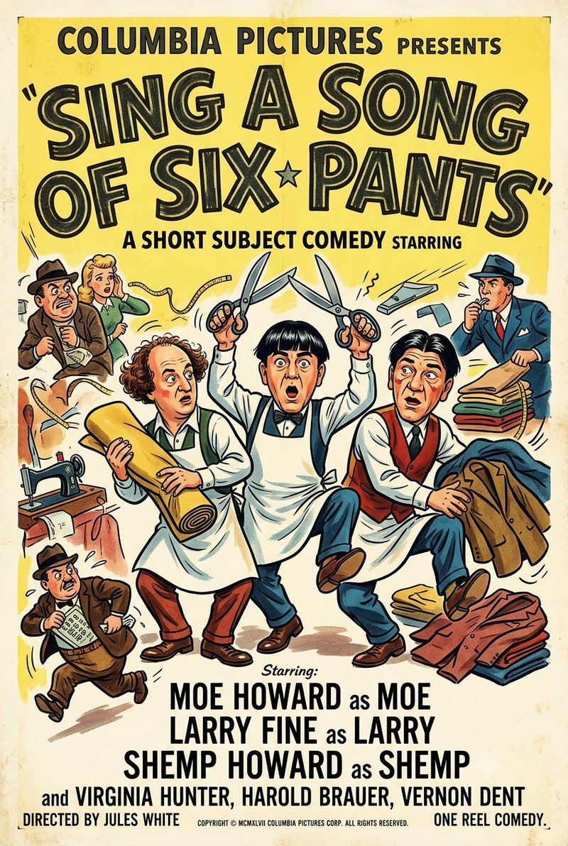Sing a Song of Six Pants (1947) poster