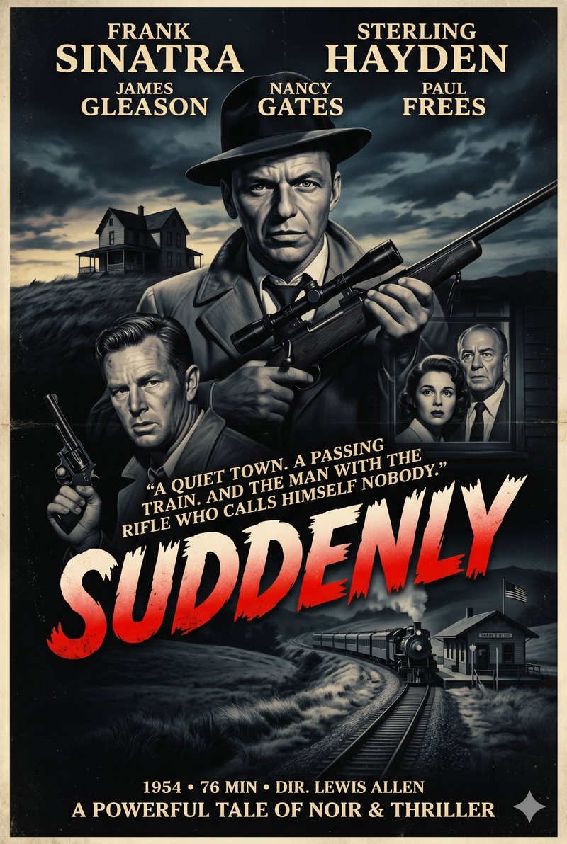 Suddenly (1954) poster