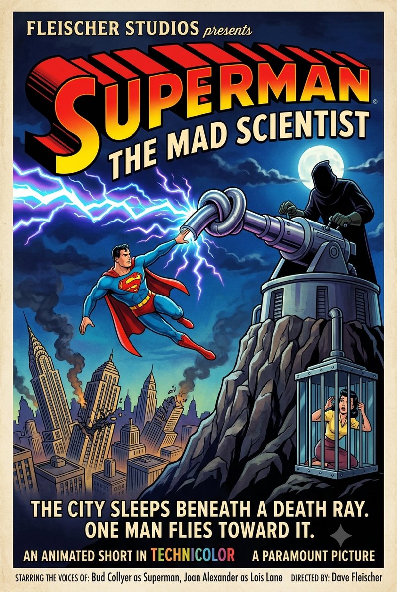 Superman: The Mad Scientist (1941) poster
