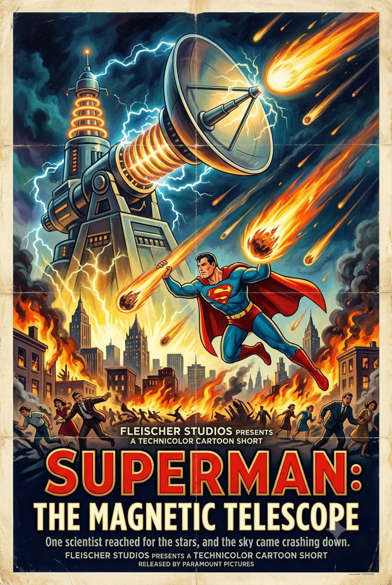 Superman: The Magnetic Telescope (1942) poster