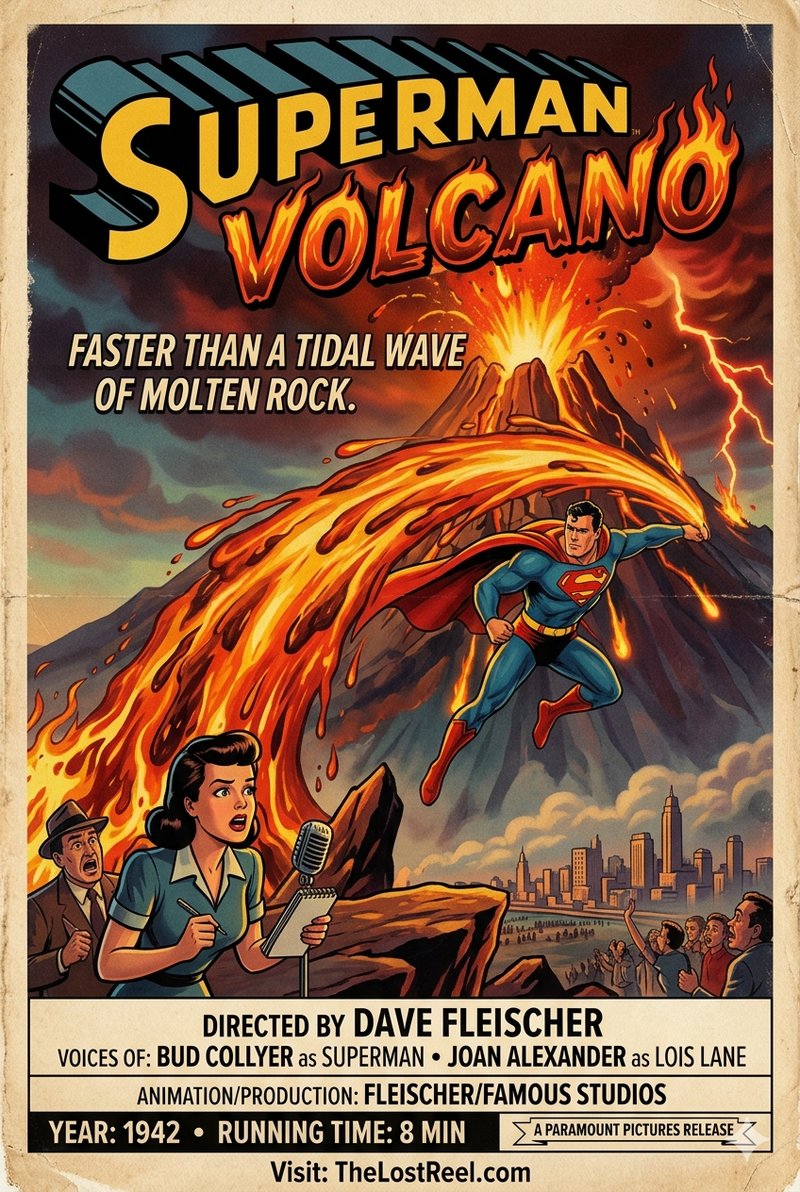 Superman: Volcano (1942) poster