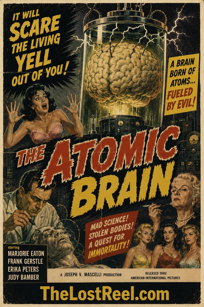 The Atomic Brain (1963) poster