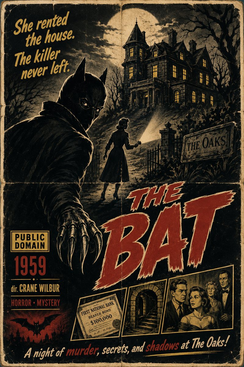 The Bat (1959) poster