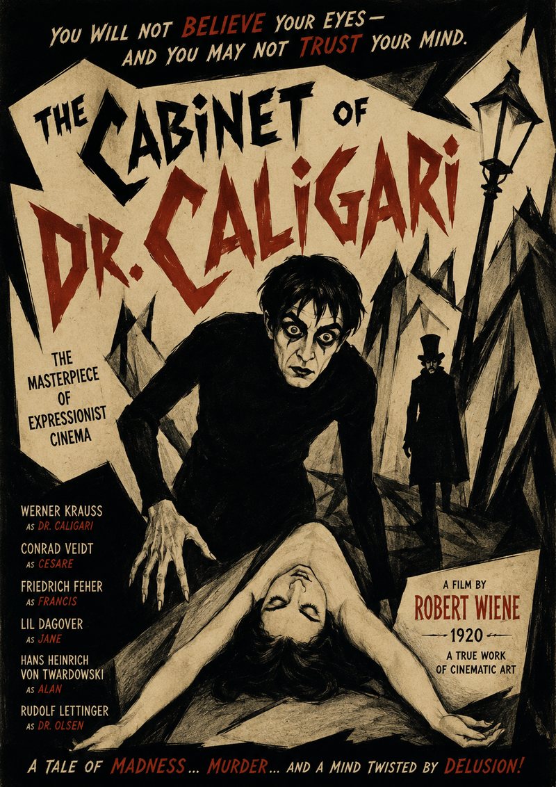 The Cabinet of Dr. Caligari (1920) poster