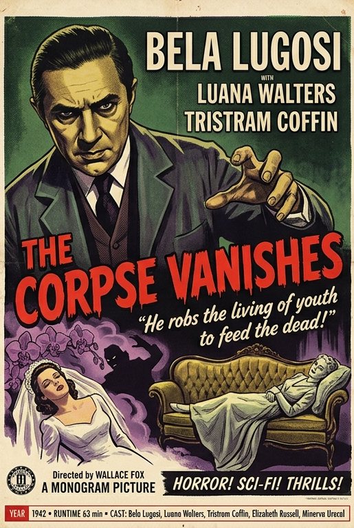 The Corpse Vanishes (1942) poster