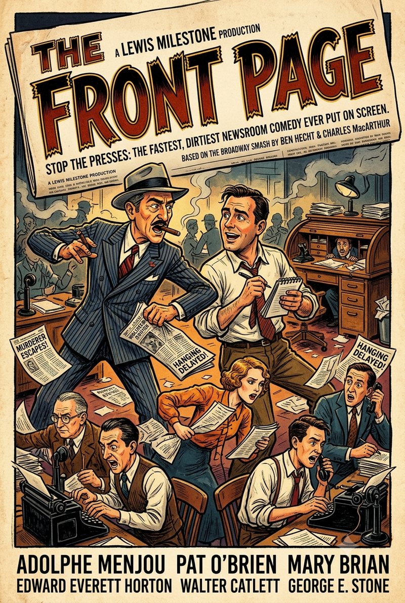 The Front Page (1931) poster