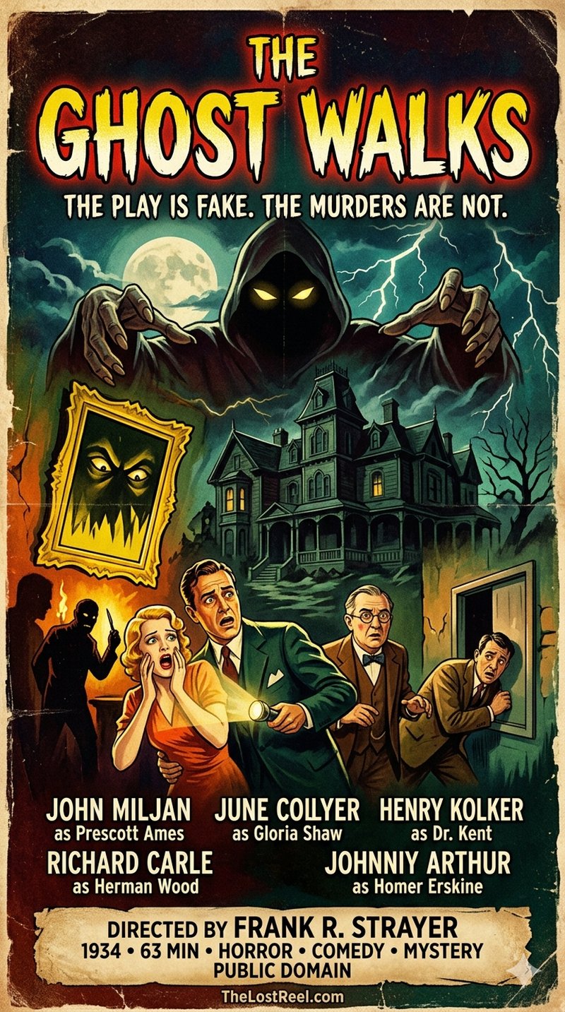 The Ghost Walks (1934) poster