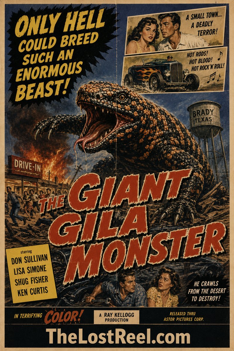 The Giant Gila Monster (1959) poster