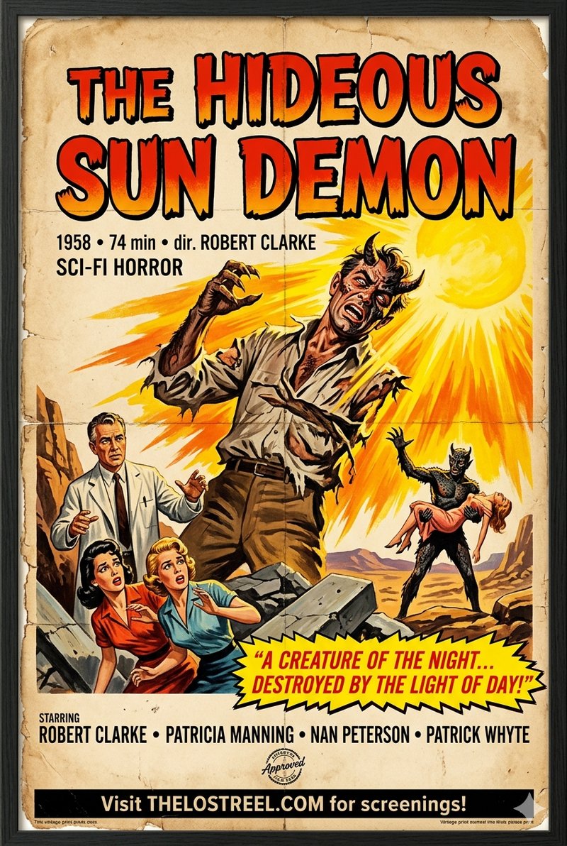 The Hideous Sun Demon (1958) poster
