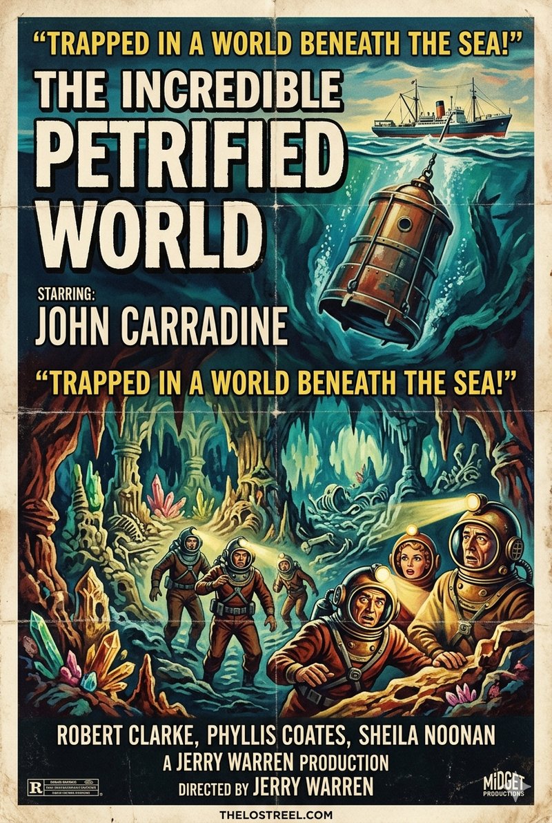 The Incredible Petrified World (1959) poster