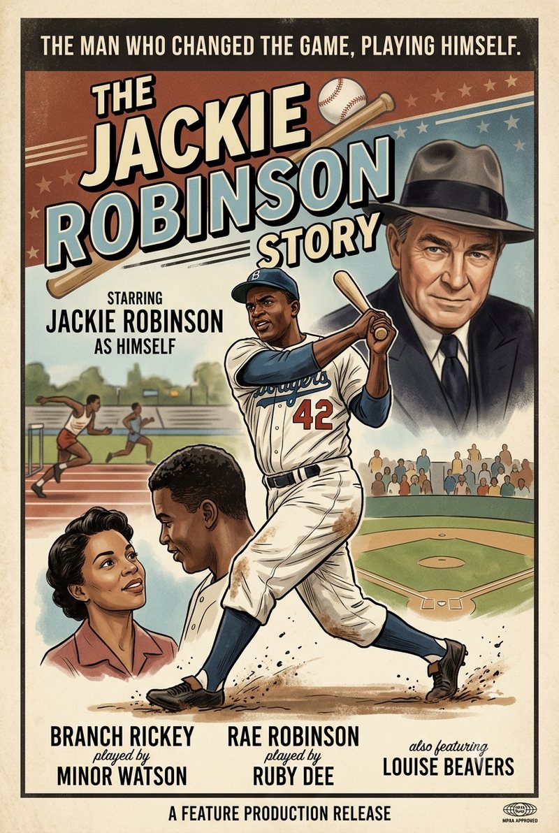 The Jackie Robinson Story (1950) poster