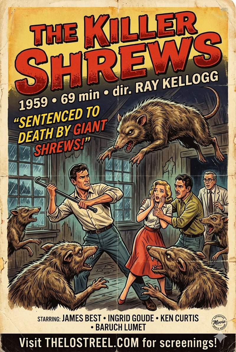 The Killer Shrews (1959) poster