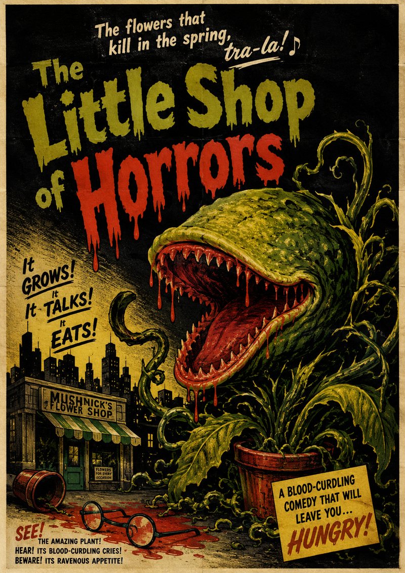 The Little Shop of Horrors (1960) poster