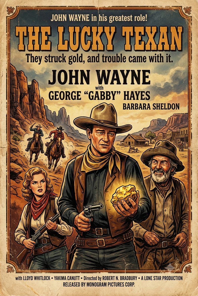 The Lucky Texan (1934) poster