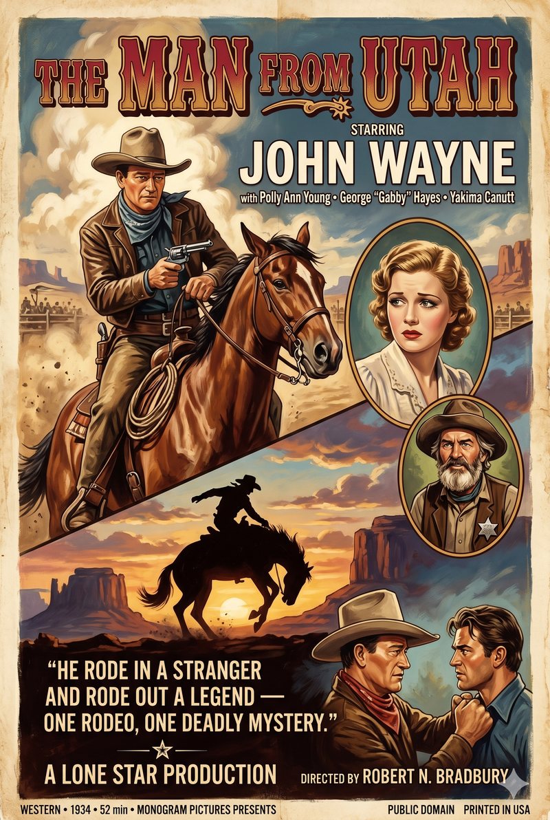 The Man from Utah (1934) poster