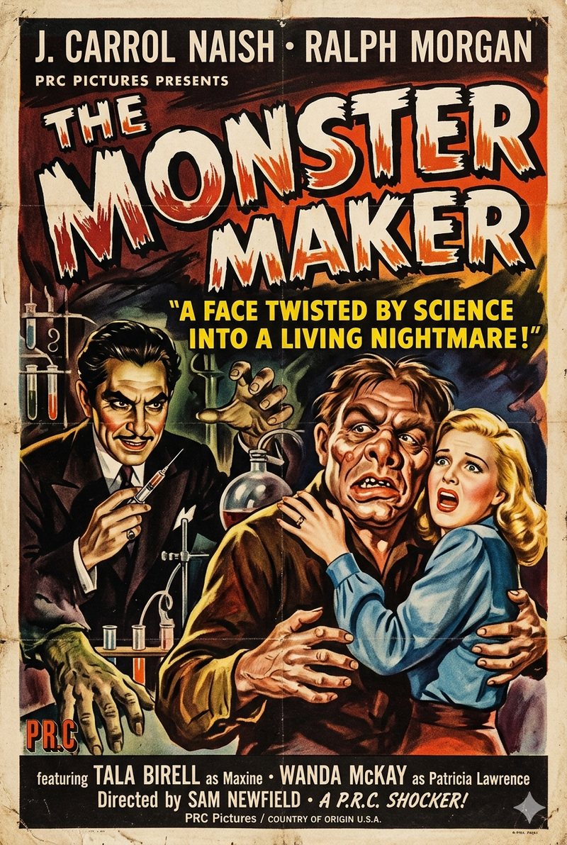 The Monster Maker (1944) poster