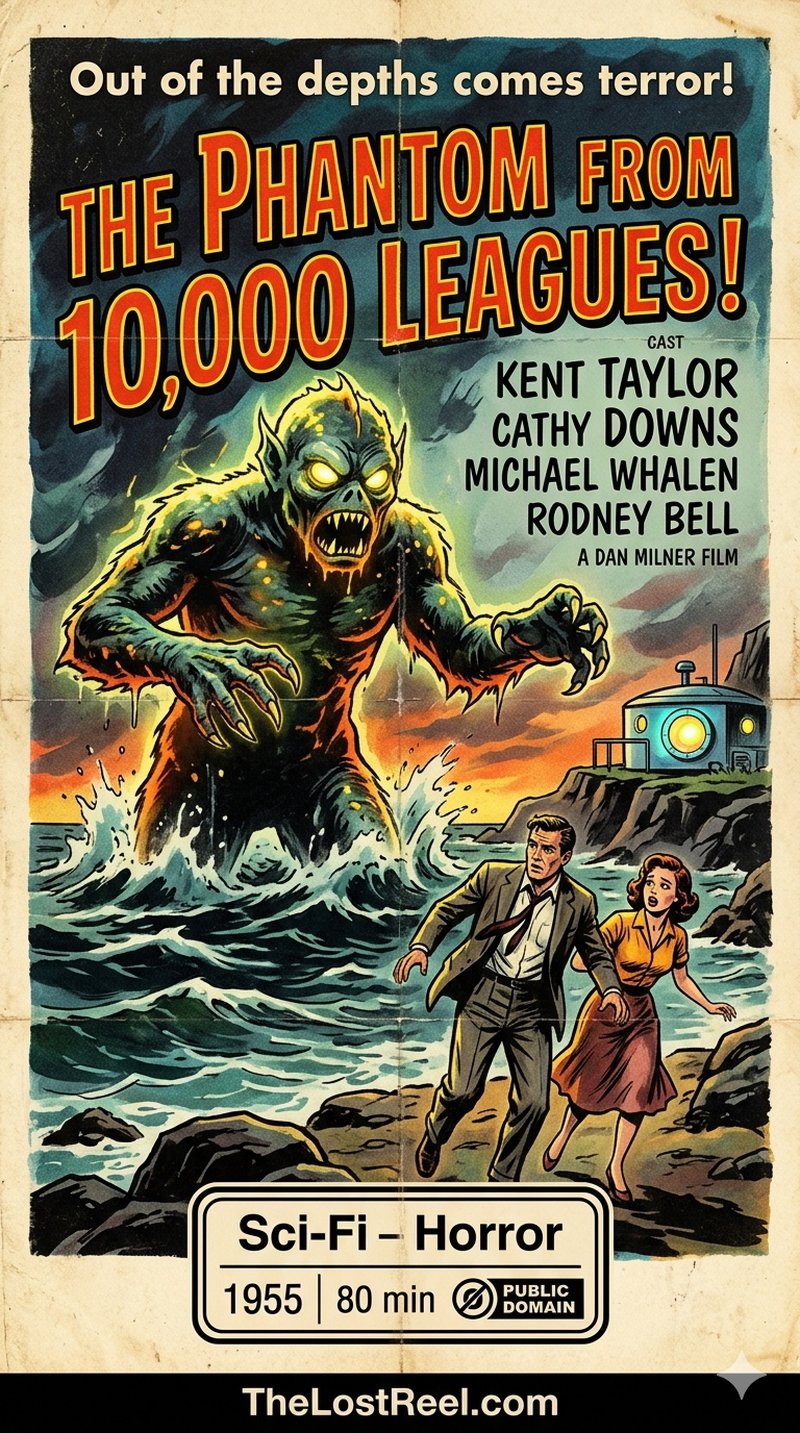 The Phantom from 10,000 Leagues (1955) poster