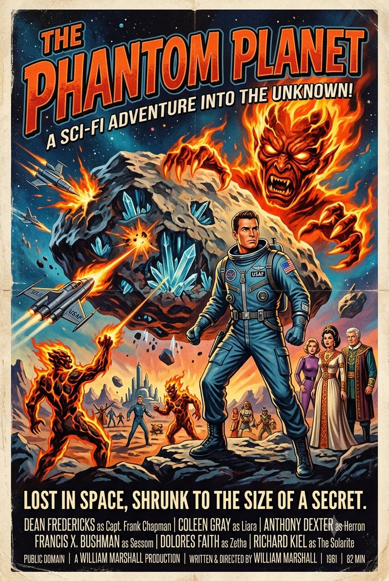 The Phantom Planet (1961) poster