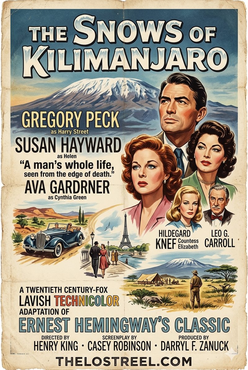 The Snows of Kilimanjaro (1952) poster