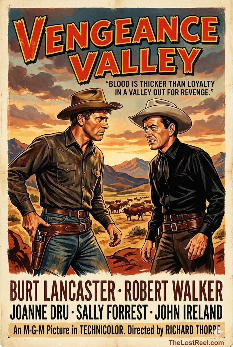 Vengeance Valley (1951) poster
