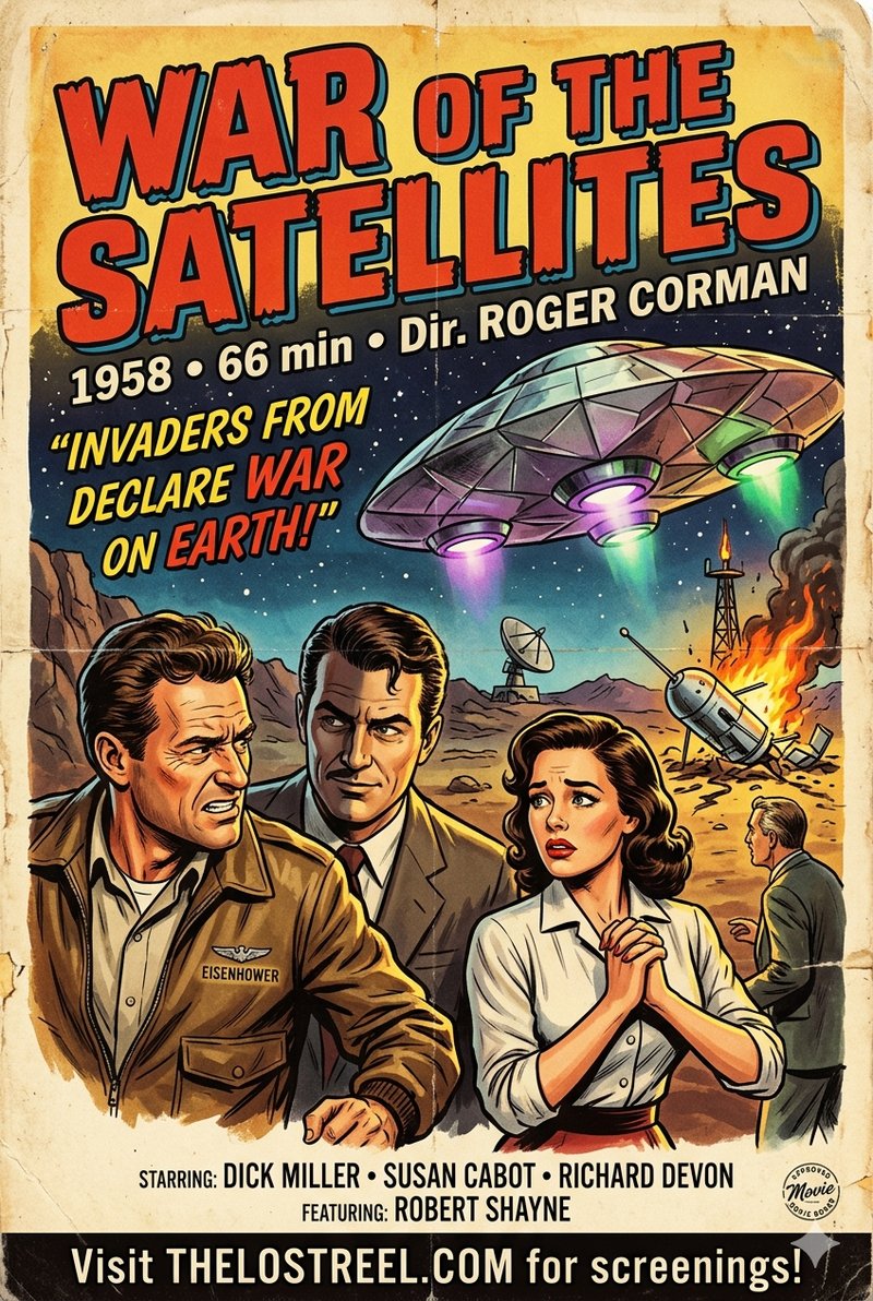 War of the Satellites (1958) poster