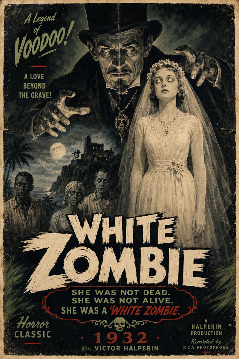 White Zombie (1932) poster