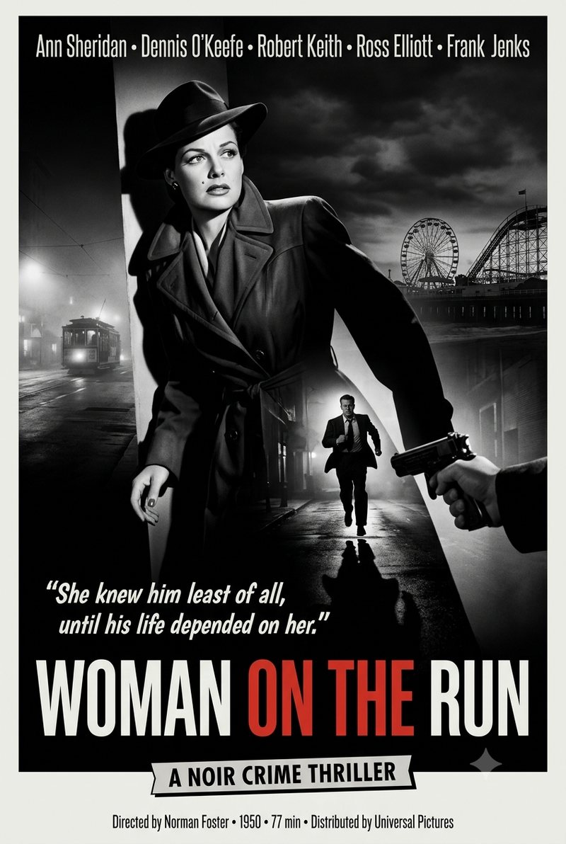 Woman on the Run (1950) poster